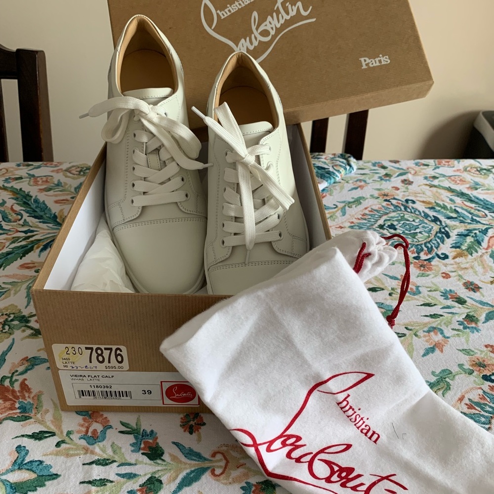 Christian Louboutin white sneakers
